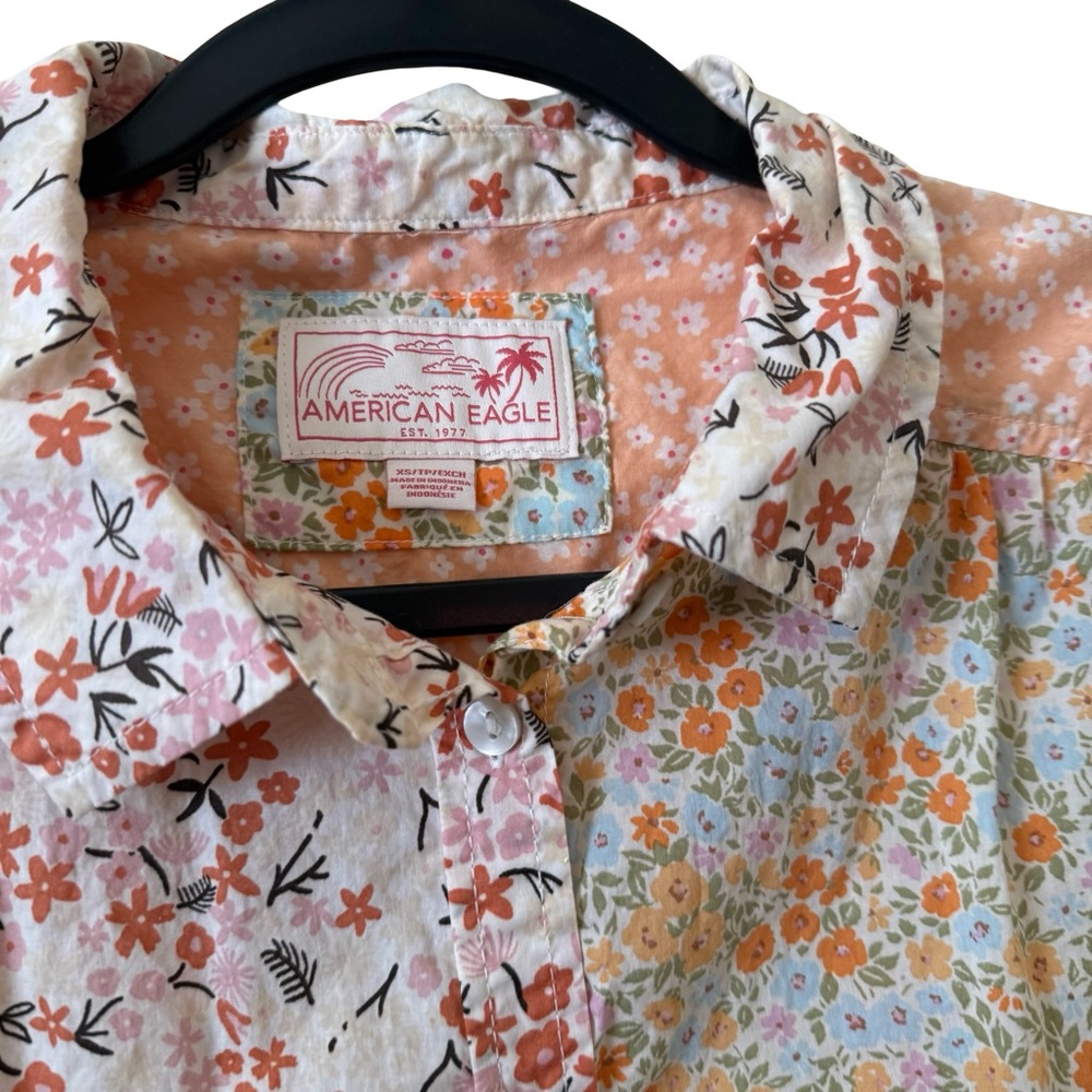 Ae American Eagle Outfittersoversized Resort Shir… - image 6